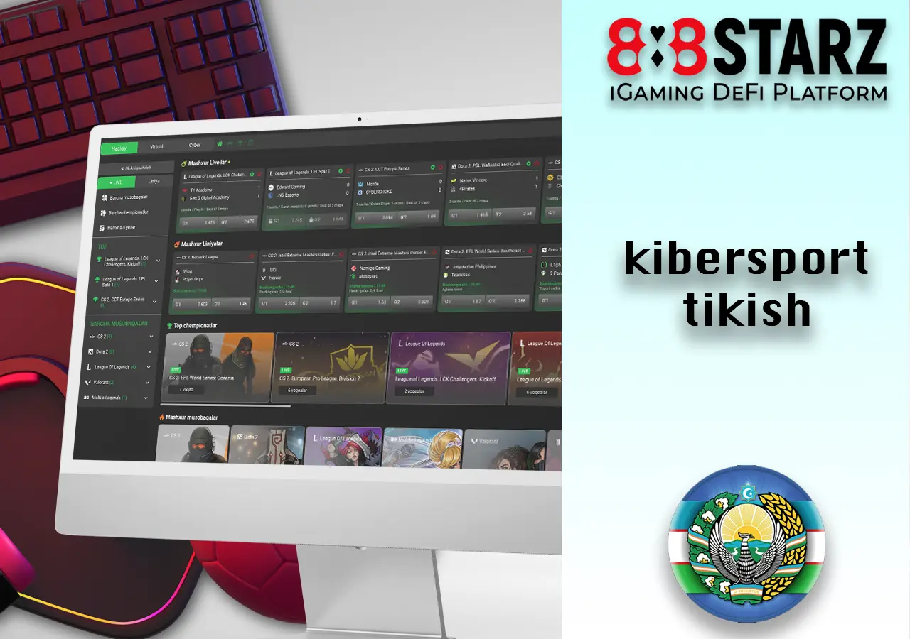 Tikish uchun e-sport tadbirini tanlash